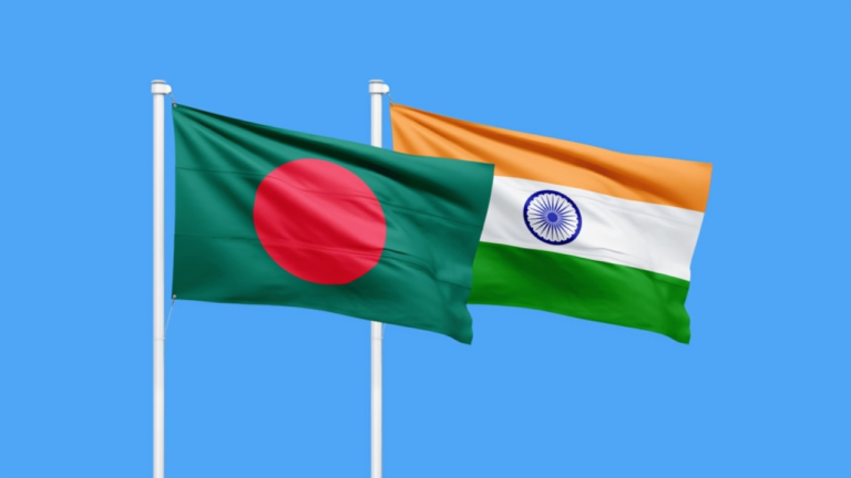 Bangladesh & India Flag