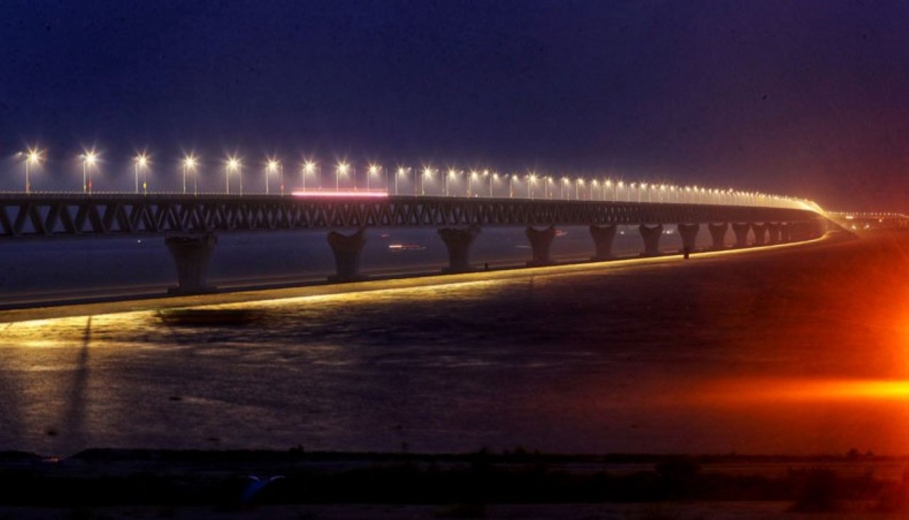 Radiant Milestone - All 415 Padma Bridge Lampposts Glow