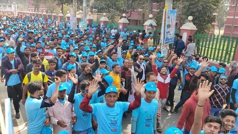 Entire Rajshahi city turns into PM's grand rally