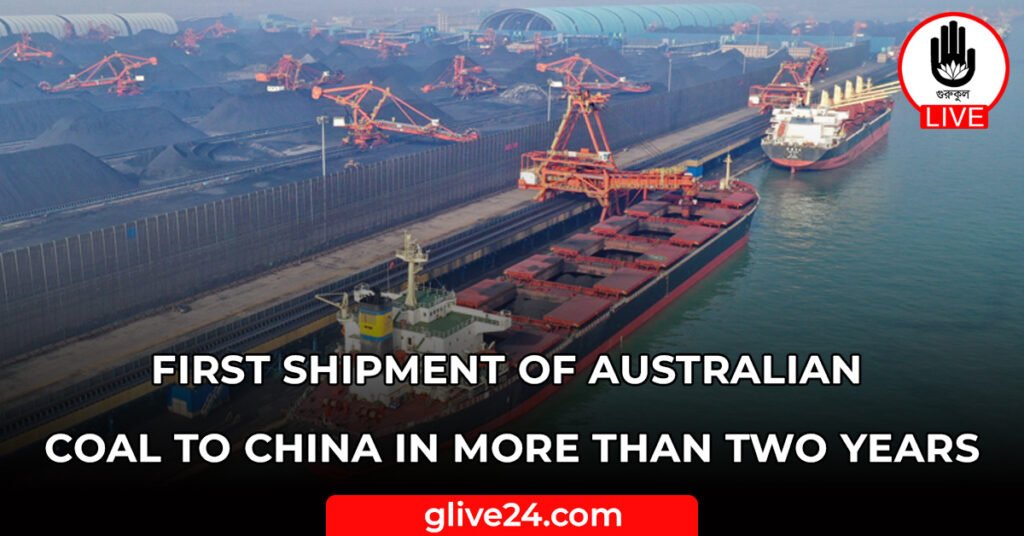 First shipment of Australian coal to China in more than two years 2 First shipment of Australian coal to China in more than two years