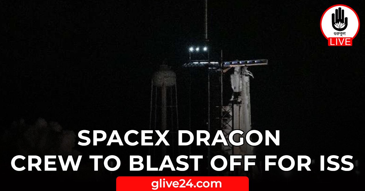 SpaceX Dragon crew to blast off for ISS