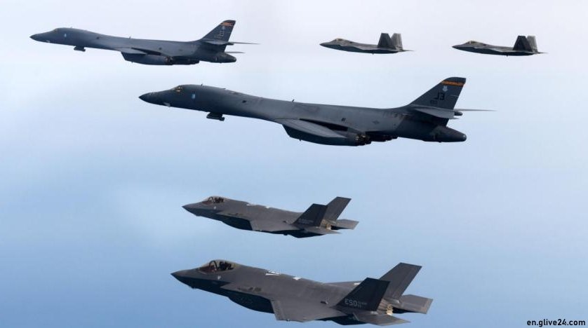 US, S. Korea hold air drills as N. Korea warns of 'all-out showdown'