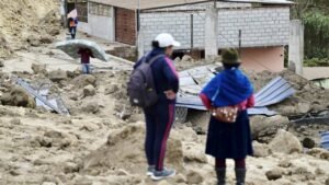 Race against time to save dozens missing after Ecuador mudslide