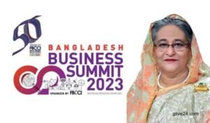 The PM launches the 2023 Bangladesh Business Summit
