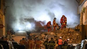 Building collapses in centre of Marseille: French police