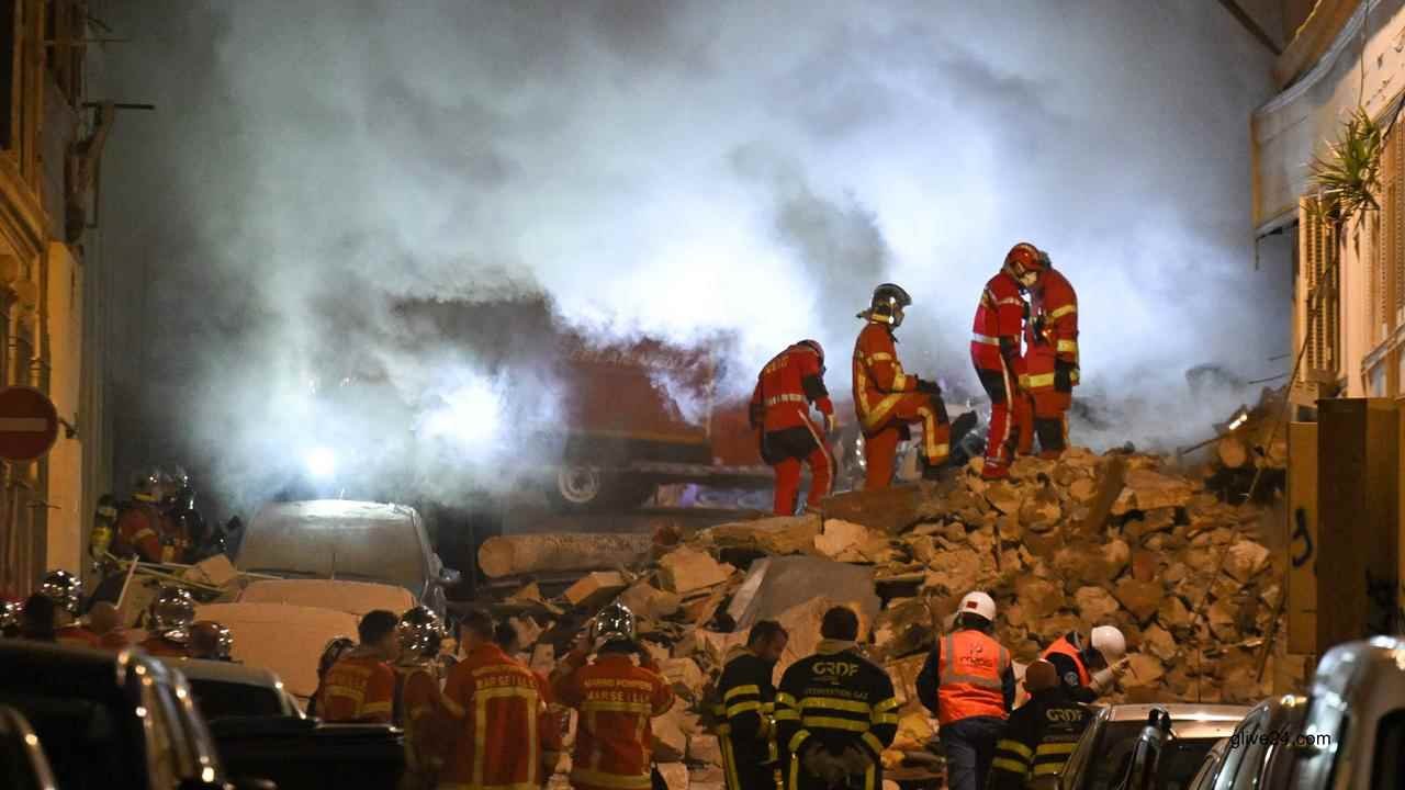 Building collapses in centre of Marseille: French police