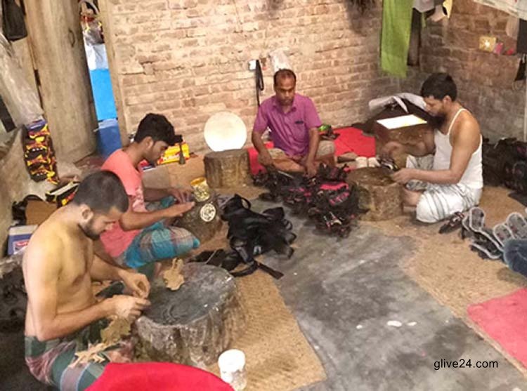 Kaluhati shoe village becomes vibrant ahead of Eid