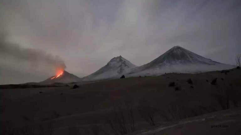 Russian volcano spews ash across Kamchatka Peninsula
