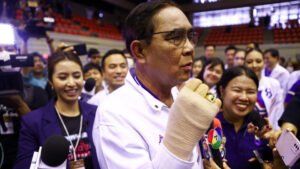 Thai PM touts experience ahead of tough election 3 Thai PM touts experience ahead of tough election