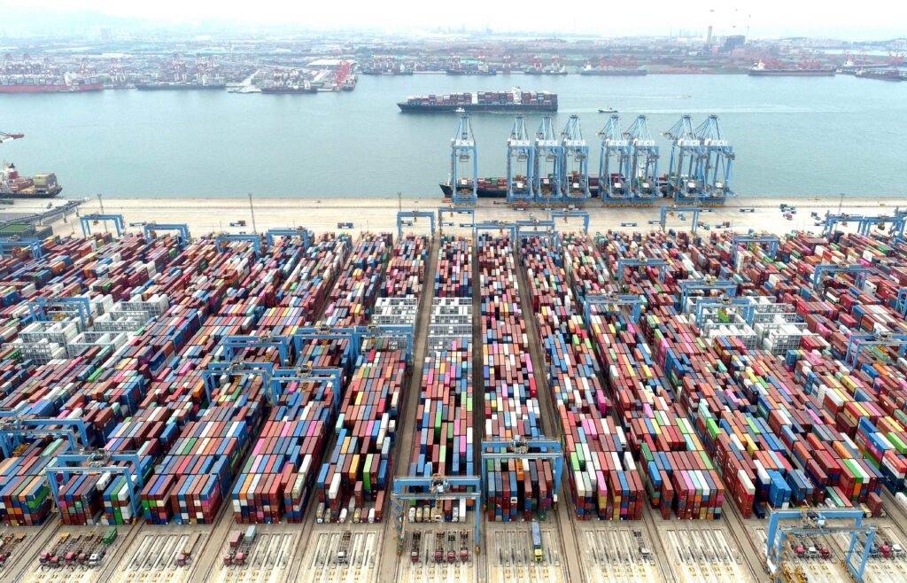 China exports rise at a slower pace in April