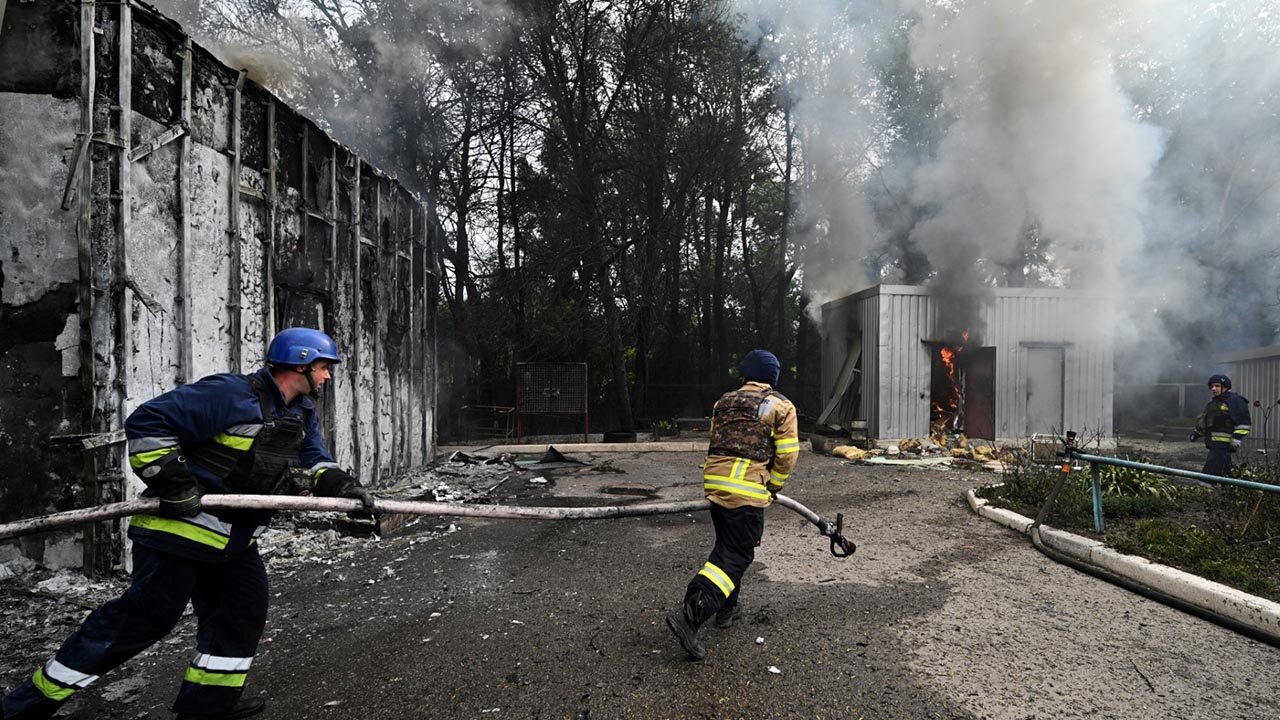 Russian strike destroys Odesa region grain hangar: Kyiv 2 Russian strike destroys Odesa region grain hangar: Kyiv