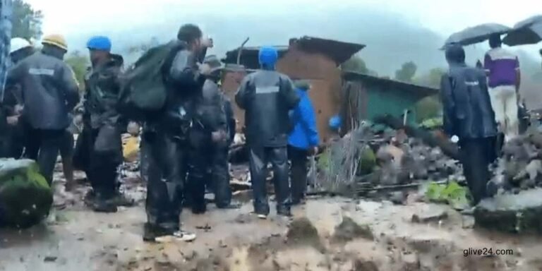 Ten killed in landslide in India, dozens missing