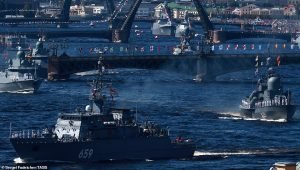 About 200 ships, boats to take part in Russian Navy Day parades