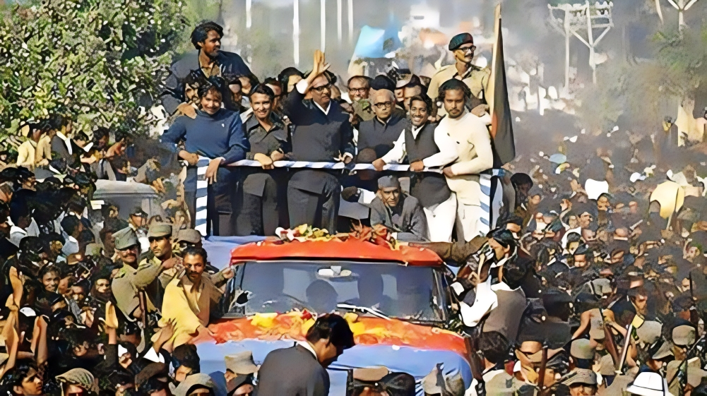 Father of the Nation Bangabandhu's Homecoming Day to be Observed Tomorrow 1 Bangabandhu's homecoming day