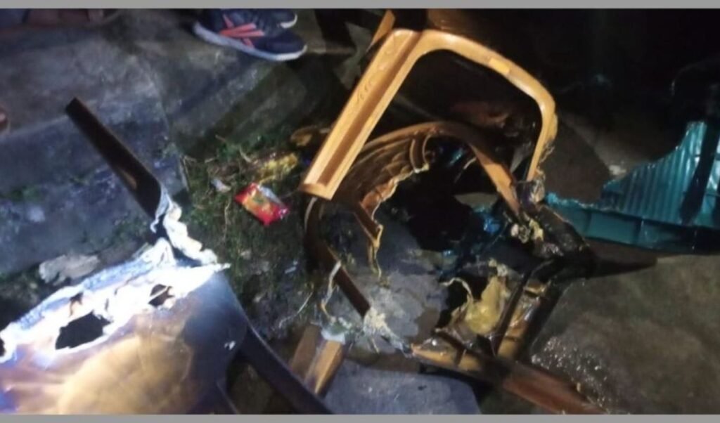 Arson Attack on BNP Office in Barishal Arson Attack on BNP Office in Barishal