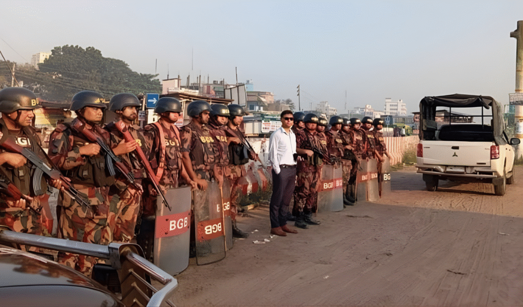 BGB Deployed in Dhaka and Three Other Districts to Maintain Law and Order