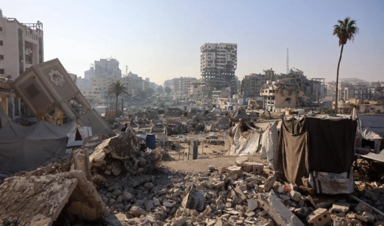 Displaced Gazas Seek Refuge in Yasser Arafat’s Ruined Villa