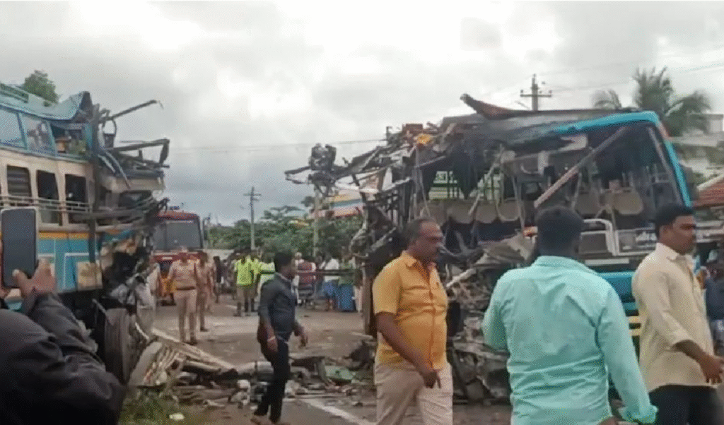 Deadly Bus Crash in Tamil Nadu Leaves Six Dead