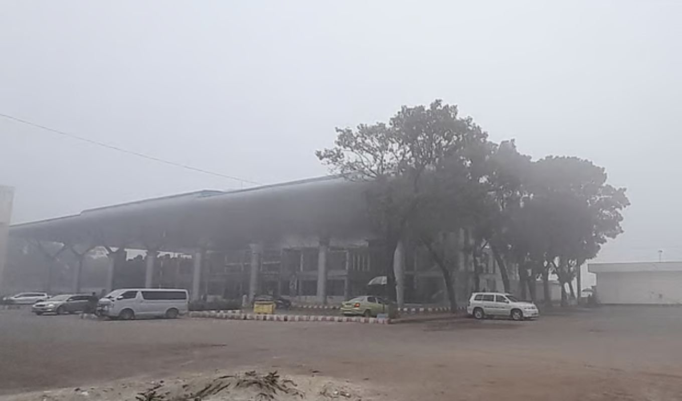 Dense Fog Disrupts Flight Operations in Saidpur Reduced Visibility Due to Fog Delays Flights in Saidpur
