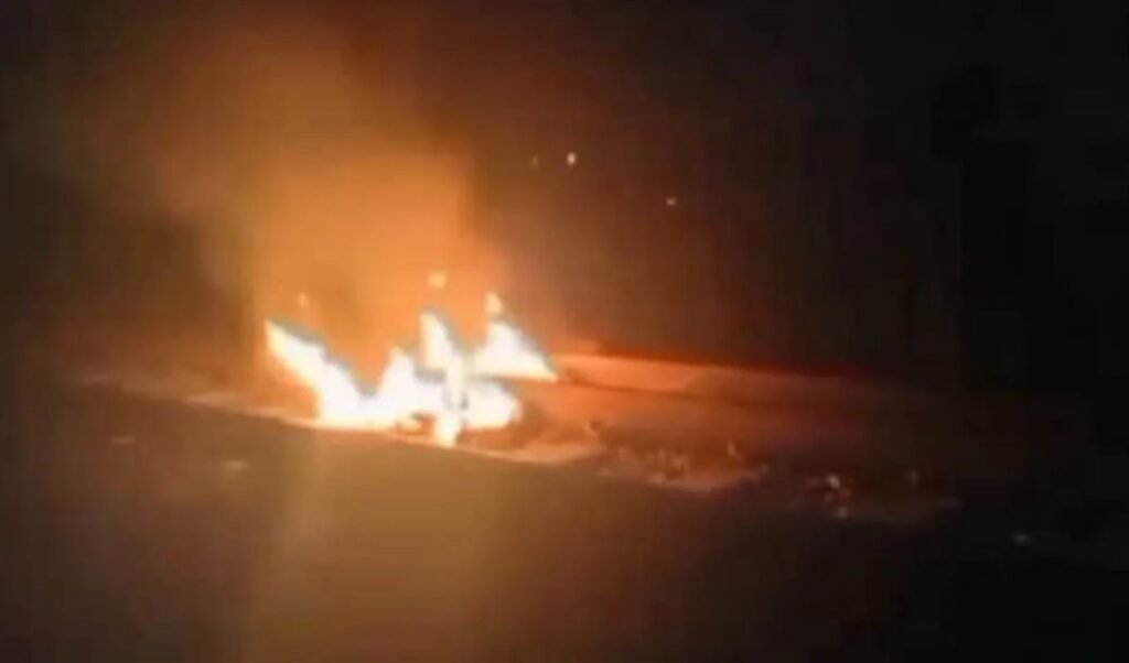 Fire Set on Railway Tracks in Brahmanbaria Fire on Railway in Brahmanbaria Disrupts Train Services