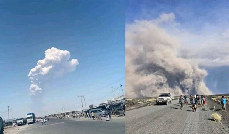 Halei Gubbi volcano erupts after 12000 years ash clouds spread over India and Pakistan Highly Gubbi Volcano in Ethiopia Erupts After 12,000 Years of Dormancy