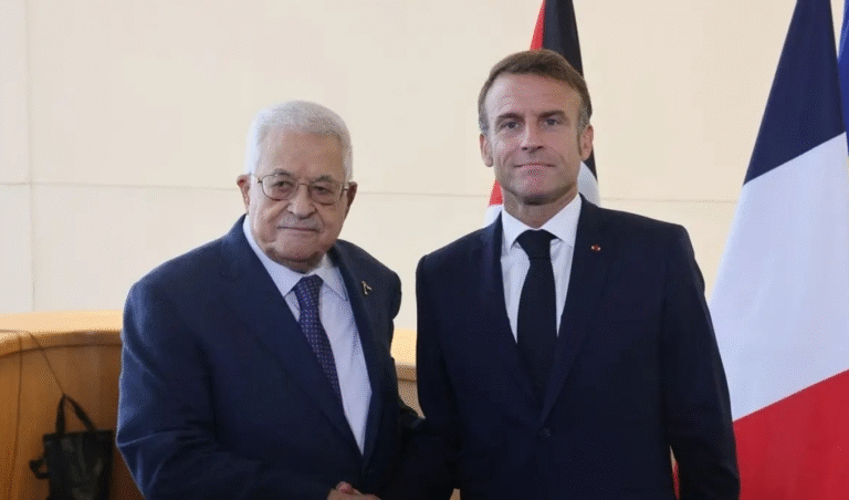 Macron to Meet Abbas in Paris to Discuss Gaza Ceasefire