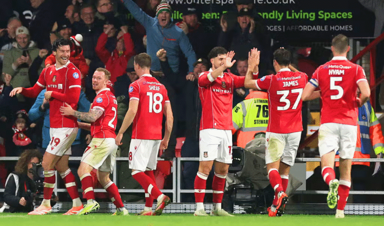 Moore hat-trick fires Wrexham past Coventry to end unbeaten run