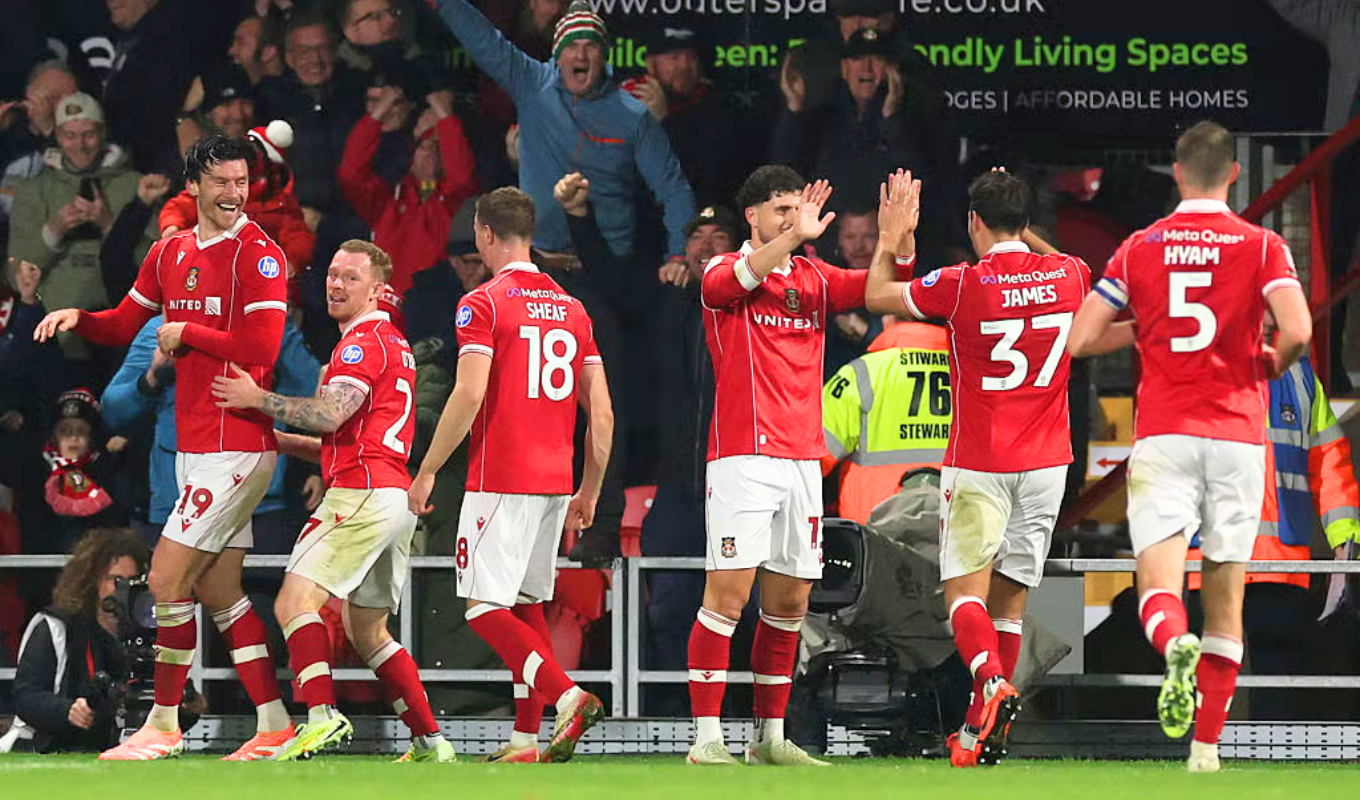 Moore hat-trick fires Wrexham past Coventry to end unbeaten run