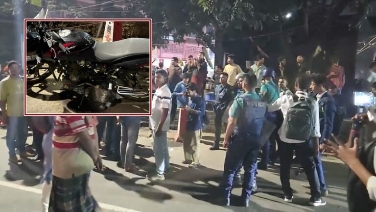 Motorbike Damaged in TSC Cocktail Attack