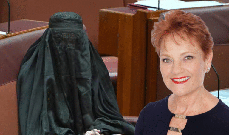 Pauline Hansons Burqa Stunt in the Senate Reignites Debate on Religious Garments Australian Senator Pauline Hanson Enters Parliament Wearing a Burqa, Reiterates Call for Burqa Ban