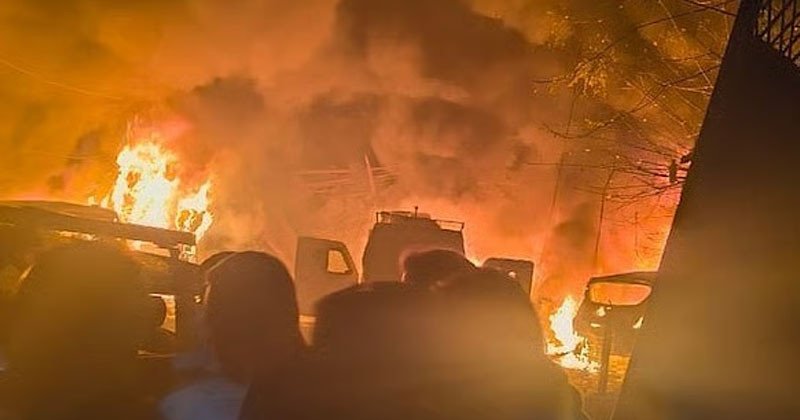 Police Station Explosion in Jammu and Kashmir Police Station Explosion in Jammu and Kashmir