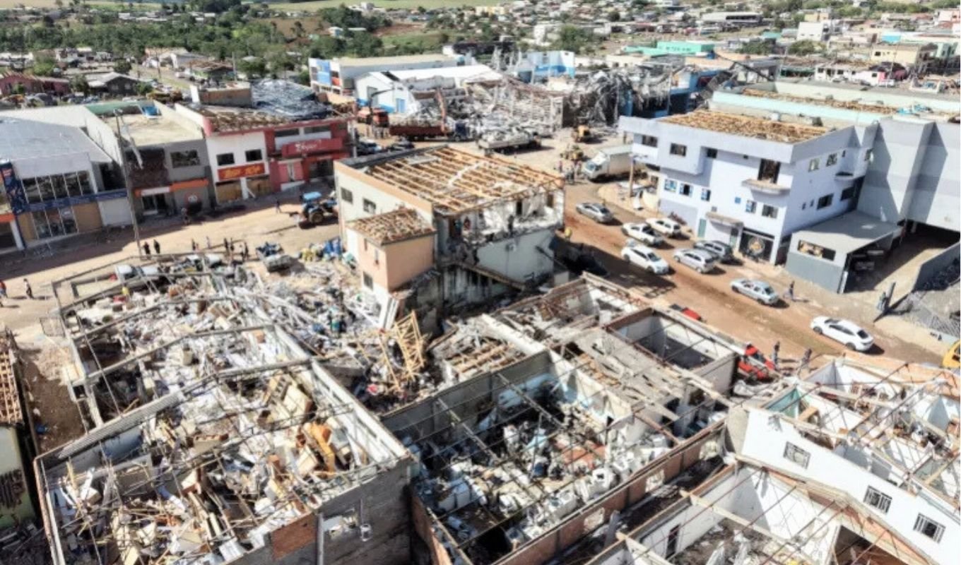 Deadly Tornado Obliterates Southern Brazil Town 1 Deadly Tornado Obliterates Southern Brazil Town