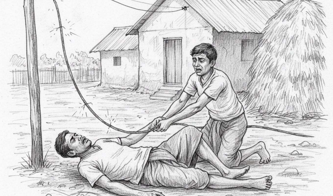 Two Brothers Die After Coming in Contact with a Fallen Electric Wire