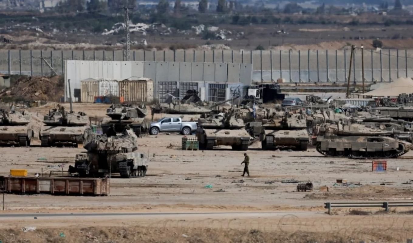 US plans to build a major military base on the Gaza border US Plans Large Military Base on Gaza Border
