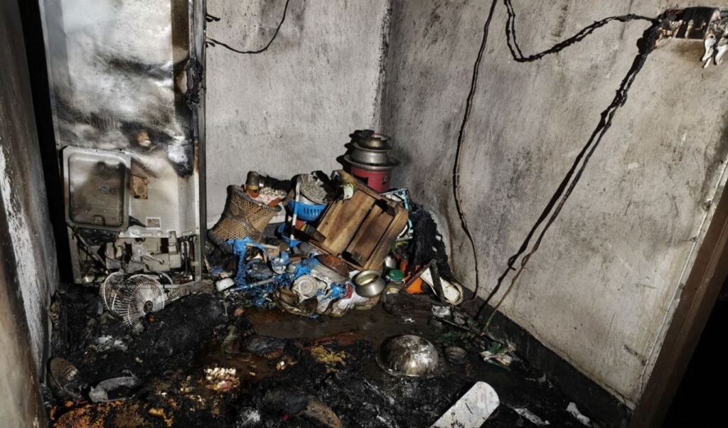 Woman Dies After Fire in a Locked Flat in Keraniganj Woman Burnt to Death as Mysterious Fire Ravages Keraniganj Flat