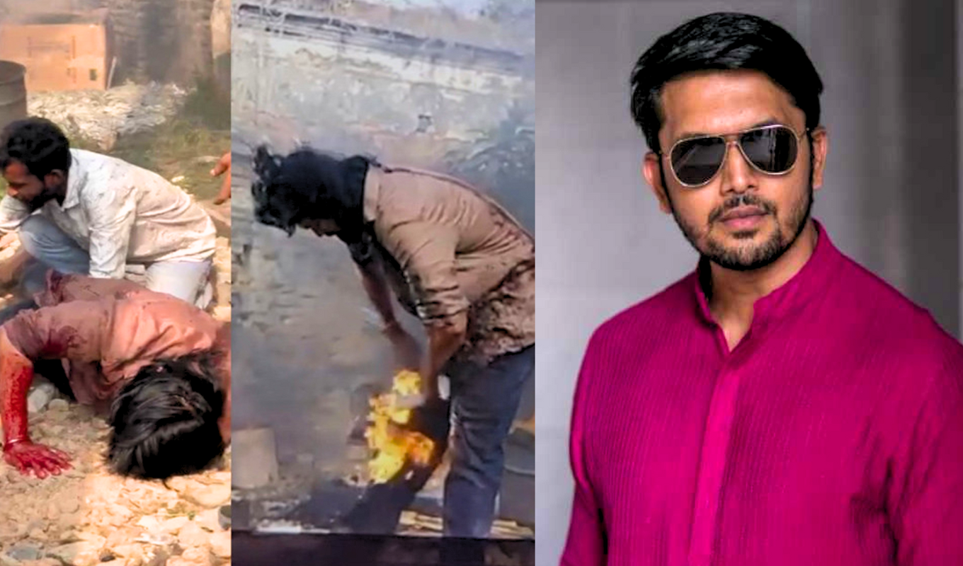Arifin Shuvoo Injured by Fire During Filming of Malik 1 Actor Arifin Shuvoo Suffers Burns on Shooting Set Arifin Shuvoo Injured by Fire During Filming of Malik