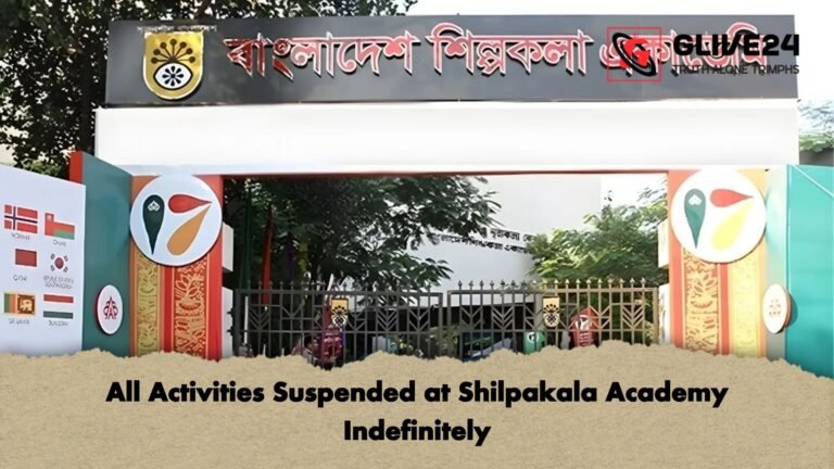 All Activities Suspended at Shilpakala Academy Indefinitely All Activities Suspended at Shilpakala Academy Indefinitely