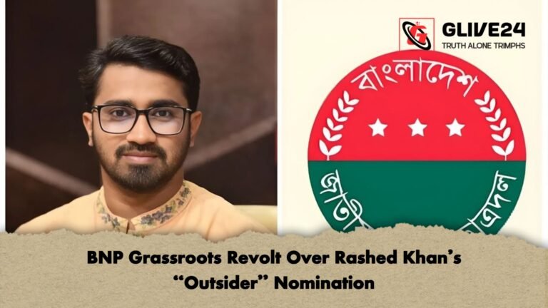BNP Grassroots Revolt Over Rashed Khans Outsider Nomination BNP Grassroots Revolt Over Rashed Khan’s "Outsider" Nomination
