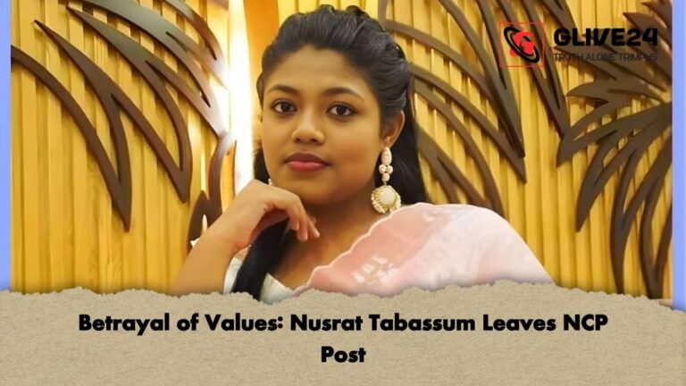 Betrayal of Values Nusrat Tabassum Leaves NCP Post Betrayal of Values: Nusrat Tabassum Leaves NCP Post
