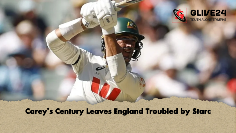 Careys Century Leaves England Troubled by Starc Carey’s Century Leaves England Troubled by Starc
