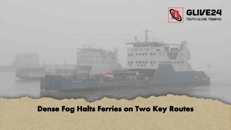 Dense Fog Halts Ferries on Two Key Routes