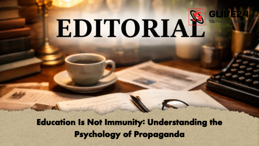 Editorial - Education Is Not Immunity -Understanding the Psychology of Propaganda