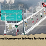Elevated Expressway Toll Free for Four Hours Elevated Expressway Toll-Free for Four Hours