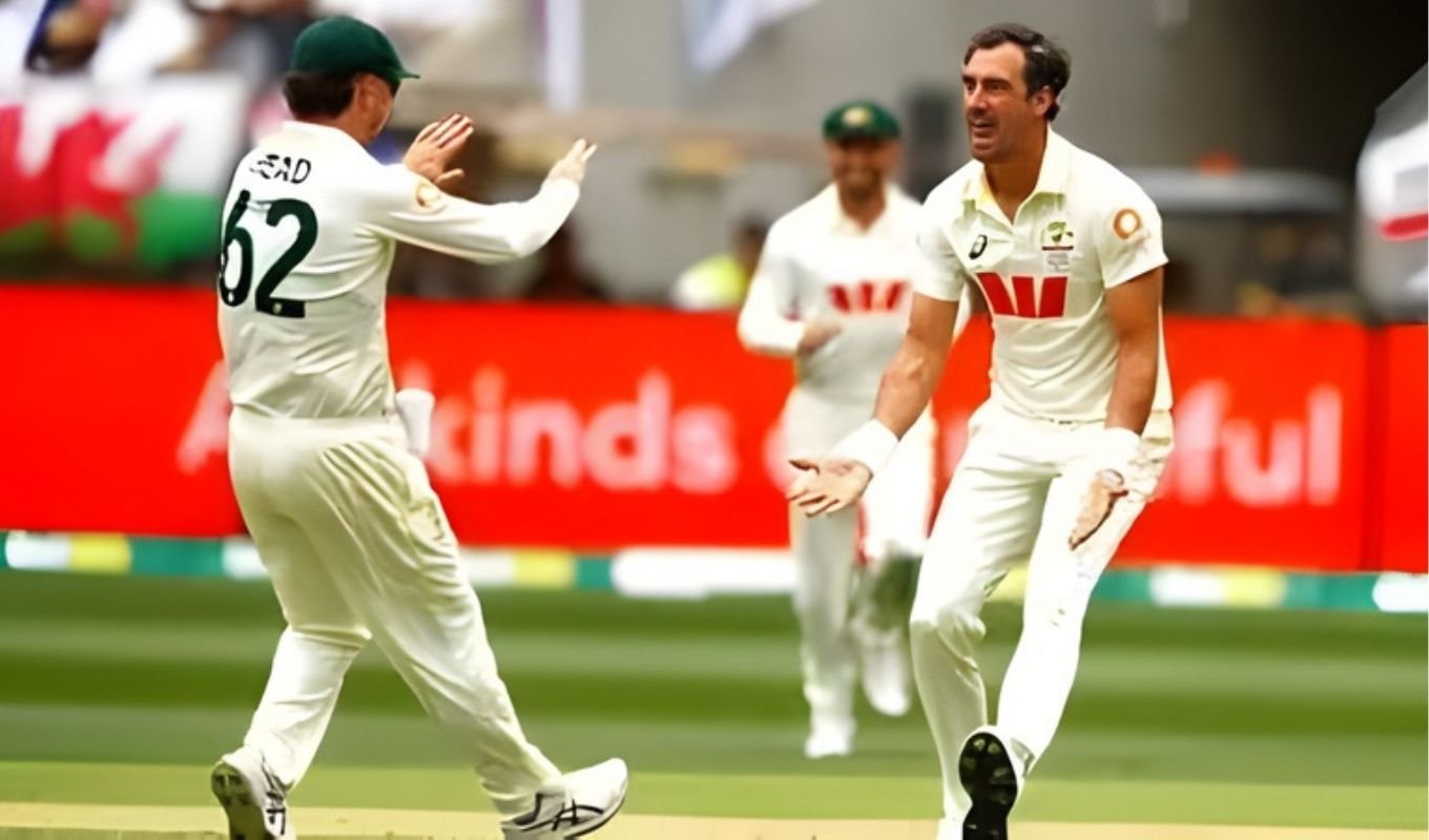 England Shaken Early by Starck’s Pink Ball!