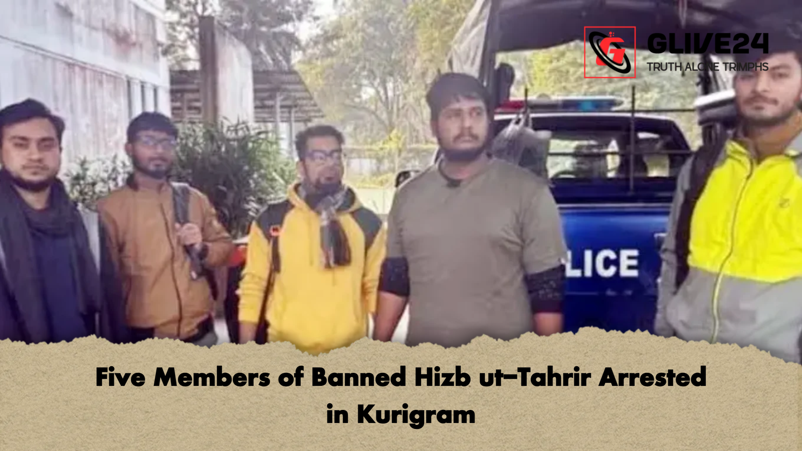 Five Members of Banned Hizb ut Tahrir Arrested in Kurigram Five Members of Banned Hizb ut-Tahrir Arrested in Kurigram