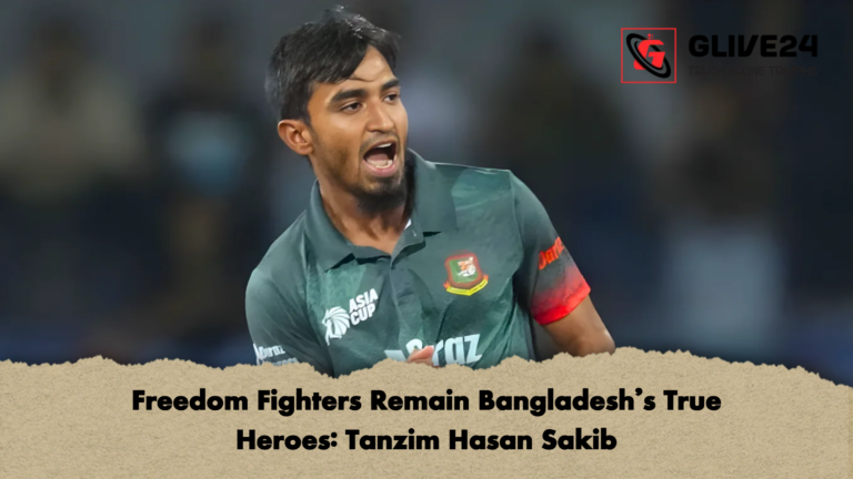 Freedom Fighters Remain Bangladeshs True Heroes Tanzim Hasan Sakib Freedom Fighters Remain Bangladesh’s True Heroes: Tanzim Hasan Sakib