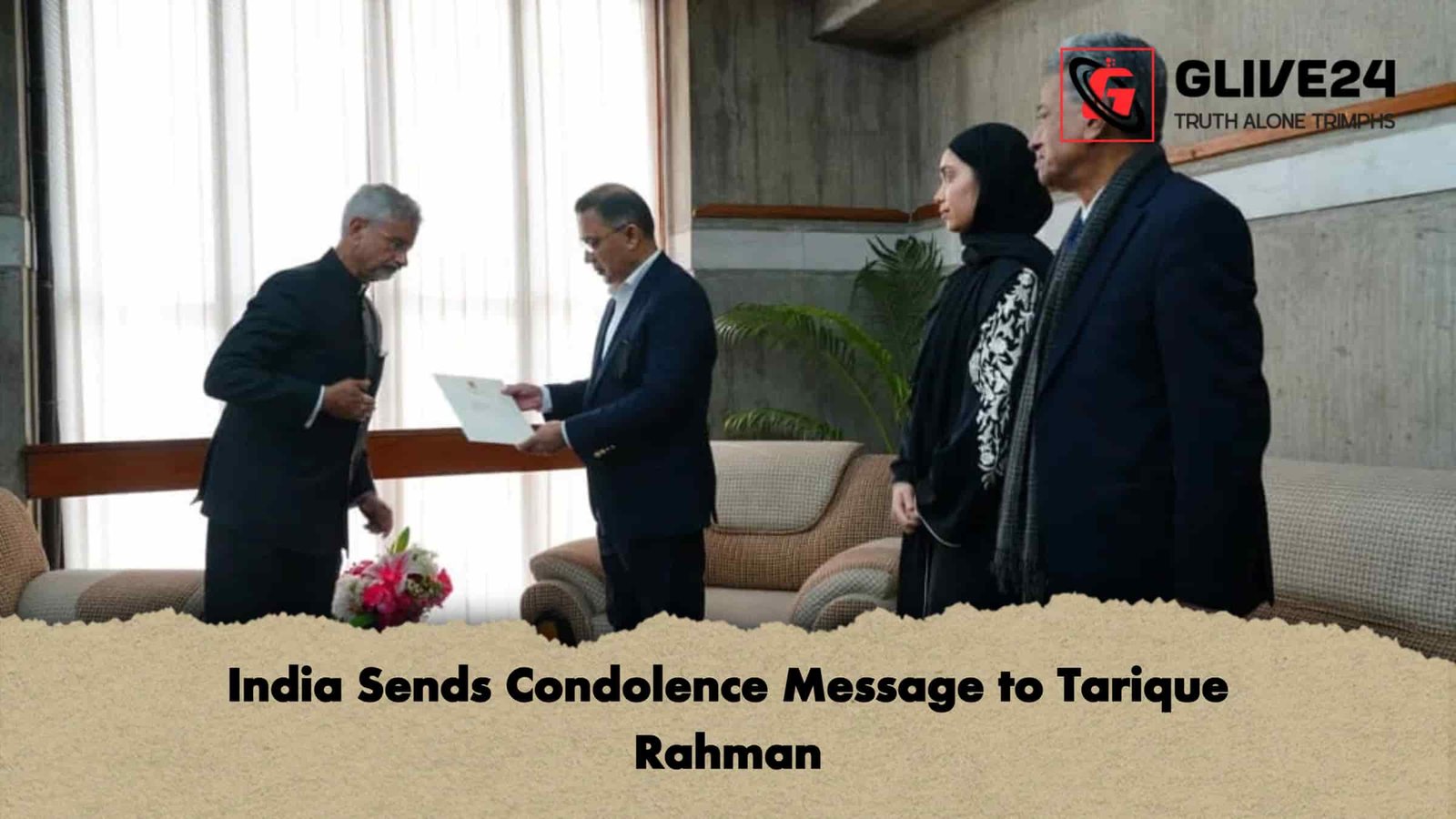 India Sends Condolence Message to Tarique Rahman