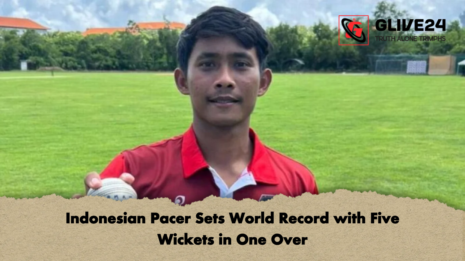 Indonesian Pacer Sets World Record with Five Wickets in One Over Indonesian Pacer Sets World Record with Five Wickets in One Over