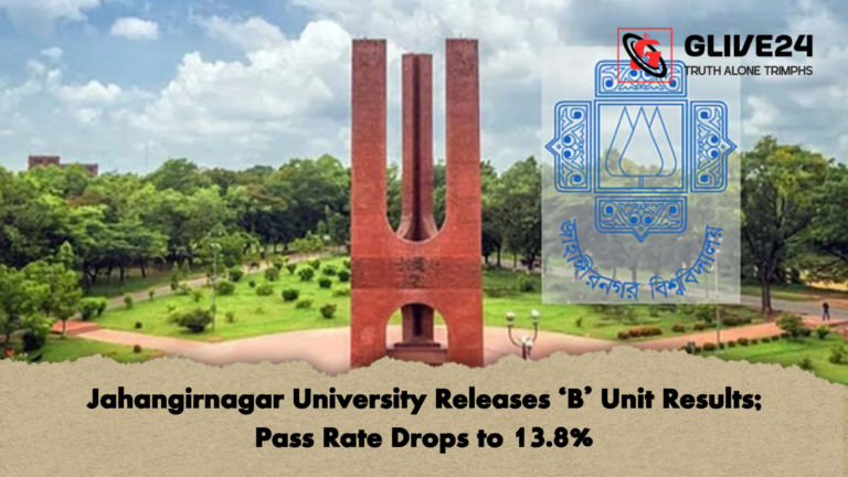 Jahangirnagar University Releases ‘B Unit Results Pass Rate Drops to 13.8 Jahangirnagar University Releases ‘B’ Unit Results; Pass Rate Drops to 13.8%