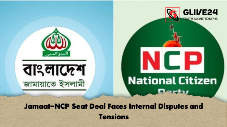 Jamaat NCP Seat Deal Faces Internal Disputes and Tensions Jamaat-NCP Seat Deal Faces Internal Disputes and Tensions